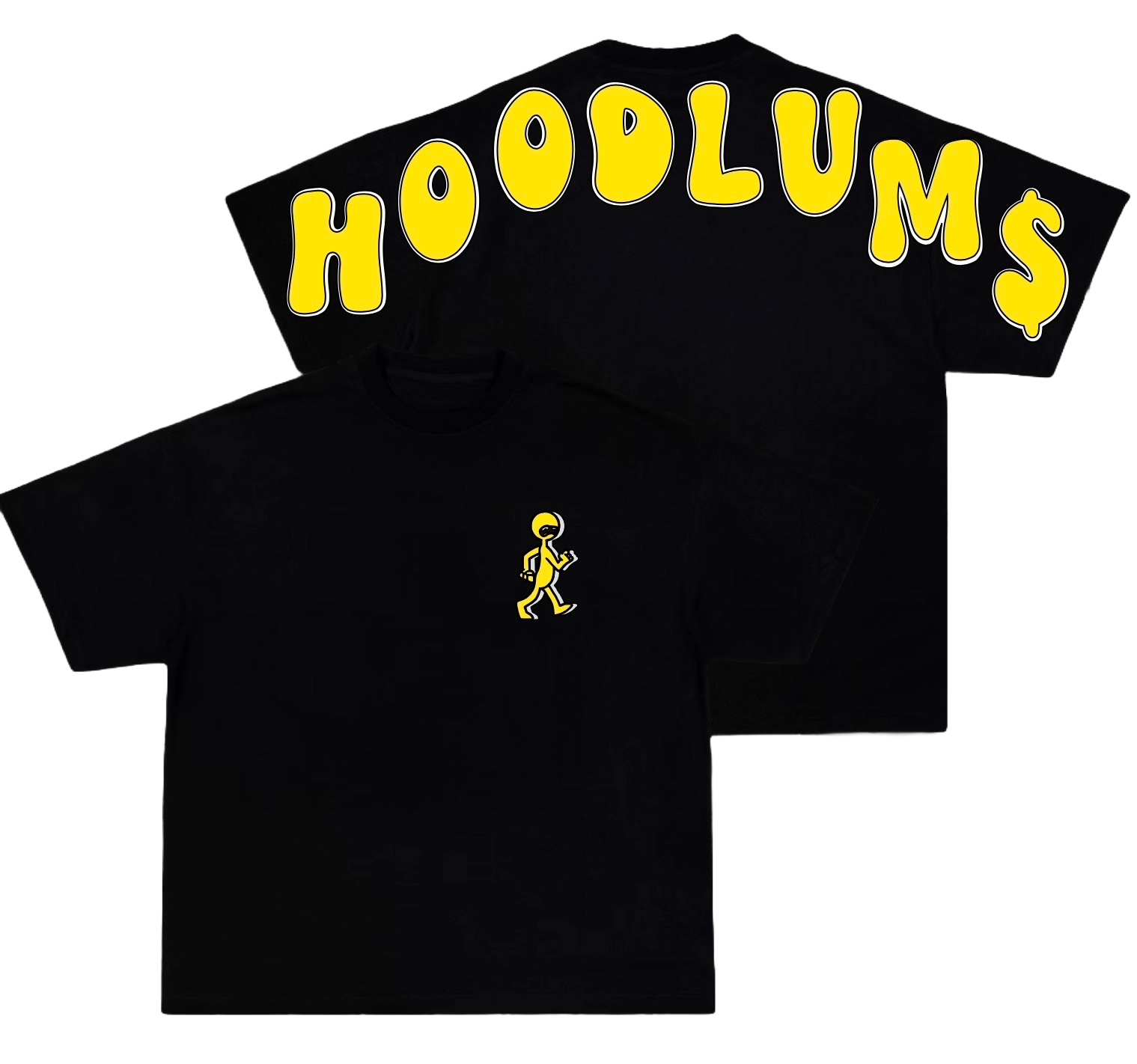HOODLUM$ back logo