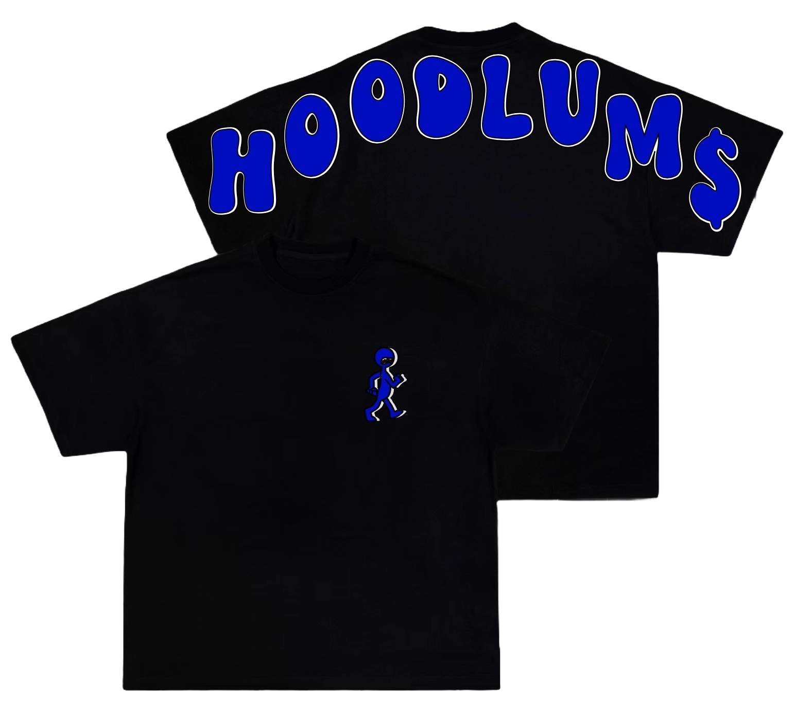 HOODLUM$ back logo