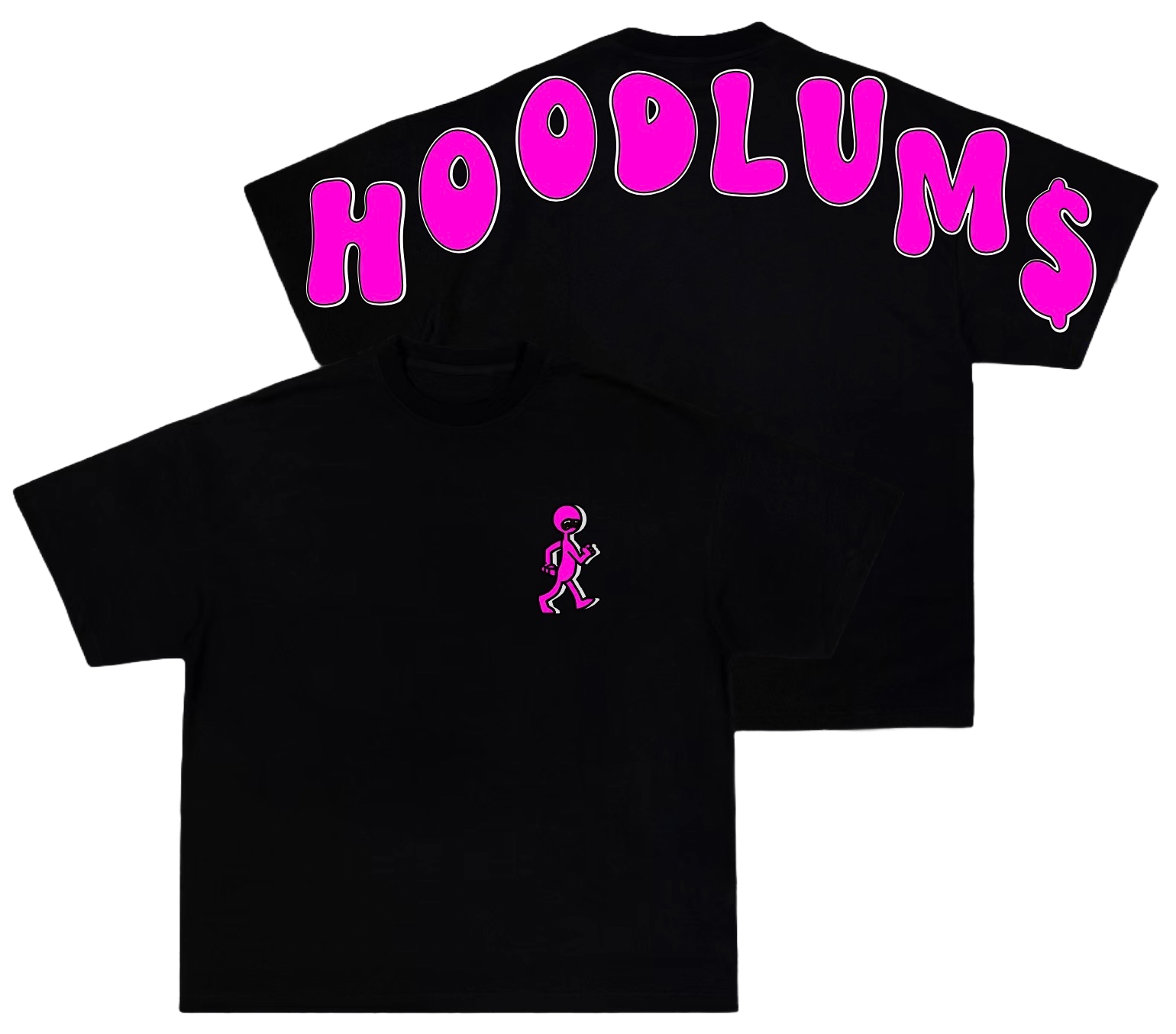 HOODLUM$ back logo